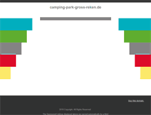 Tablet Screenshot of camping-park-gross-reken.de